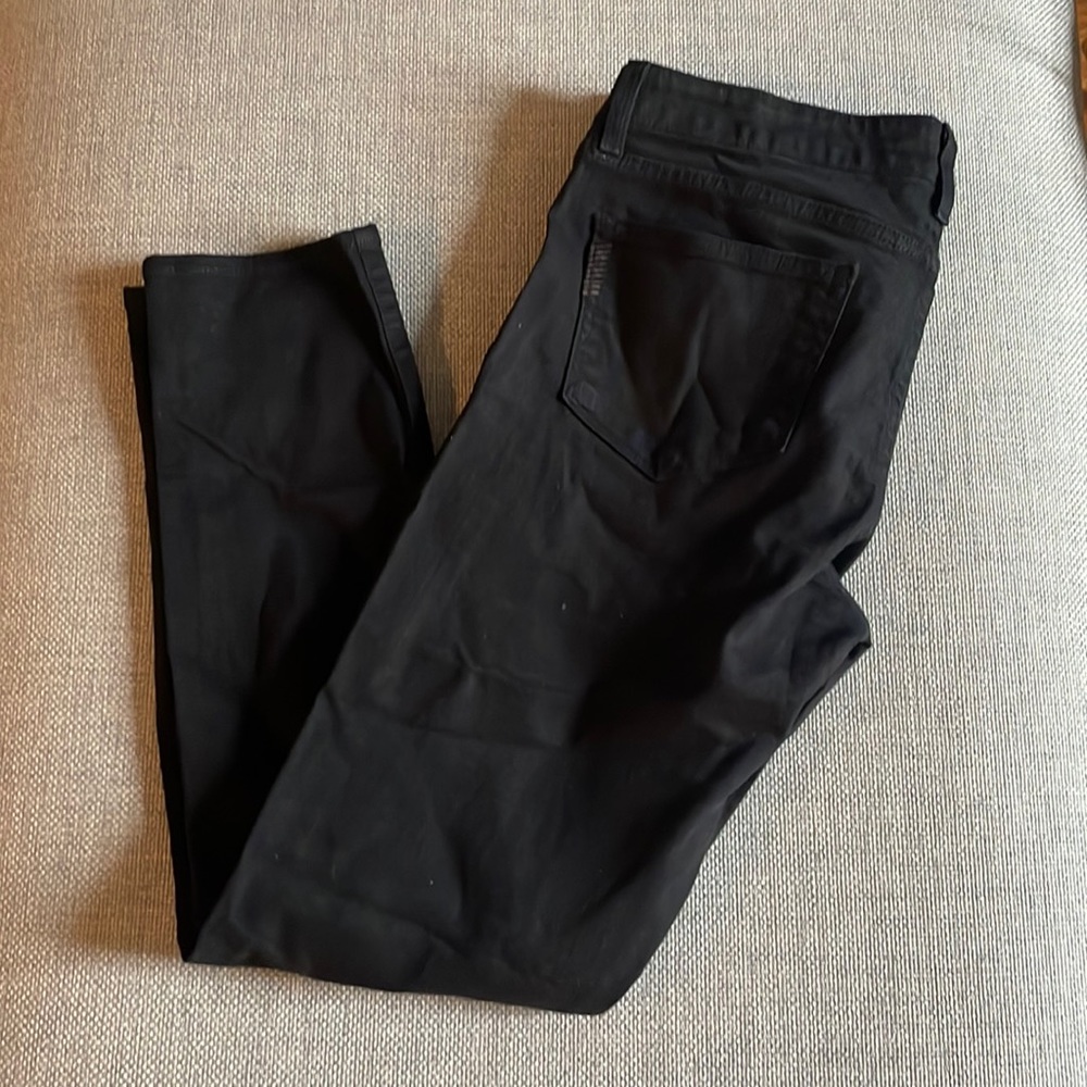 Paige brand “peg skinny” jeans black denim size 30